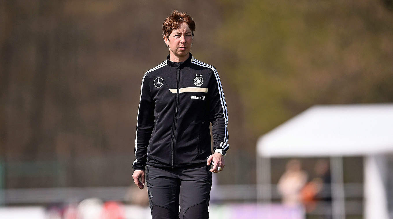 DFB-Trainerin Maren Meinert: "Es ist noch Luft nach oben" © 2015 Getty Images