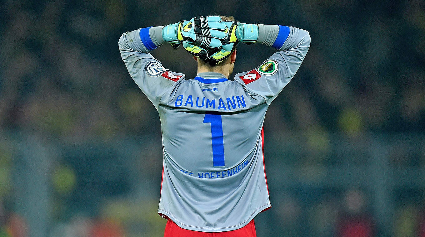 Ist bei Kehls Treffer in der 107. Minute chancenlos: TSG-Keeper Oliver Baumann © 2015 Getty Images