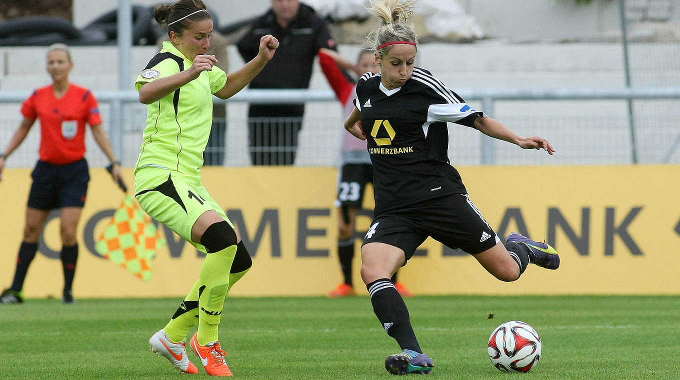 Kathrin Hendirch: "It's always getting closer at the top of the Bundesliga" © Alfred Harder