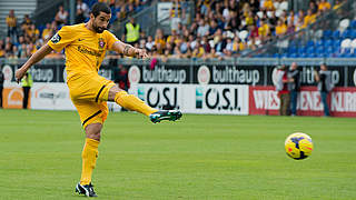 Favorit der Fans: Nils Teixeira von Dynamo Dresden © 2014 Getty Images