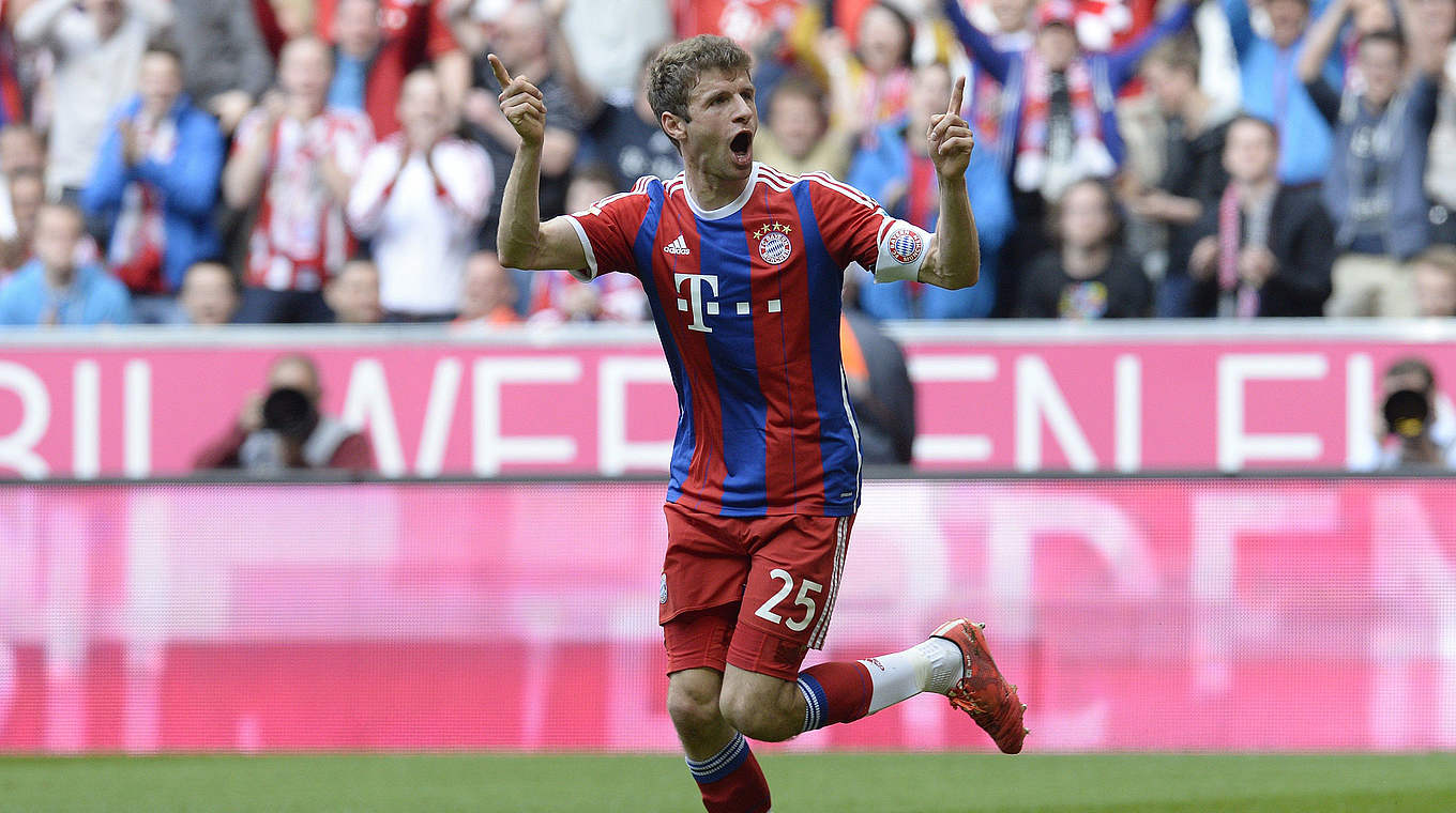 Müller: "We forgot about our fatigue." © CHRISTOF STACHE/AFP/Getty Images
