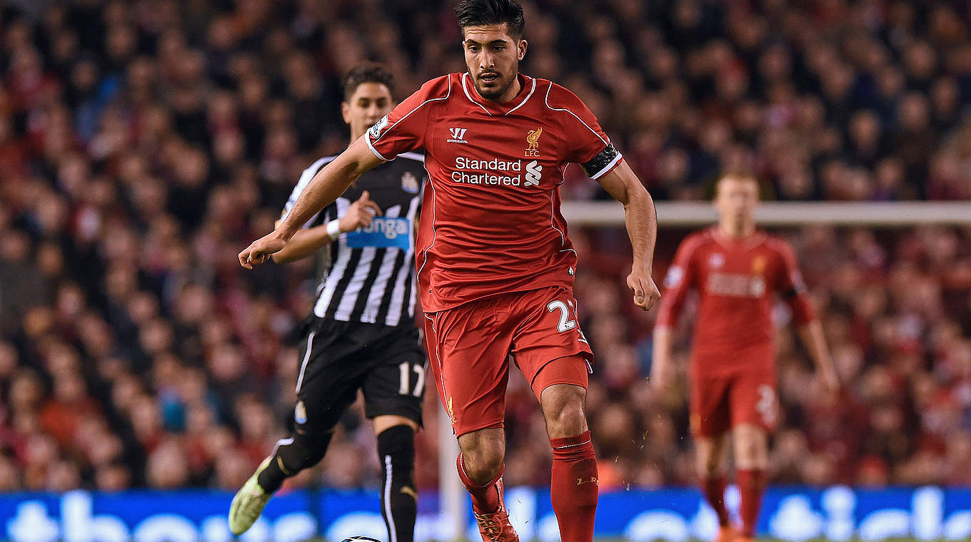 Under-21 international Emre Can played the whole 90 minutes in Liverpool's win © Getty/AFP