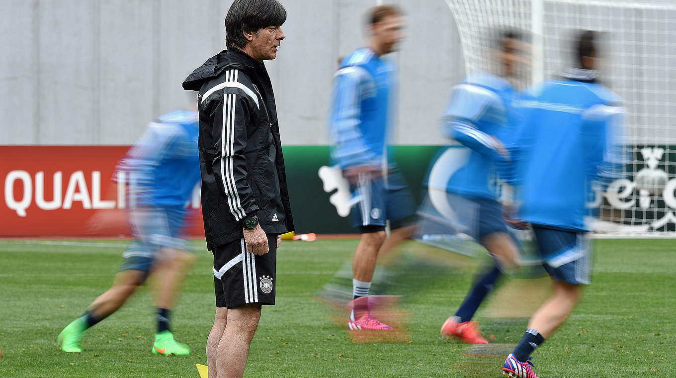 Germany manager Joachim Löw: "I enjoy working with the team" © 2015 Getty Images