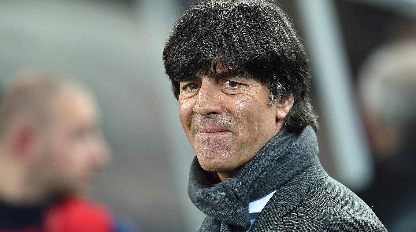 Joachim Löw: "We want to generate a positive mood in camp" © 2015 Getty Images