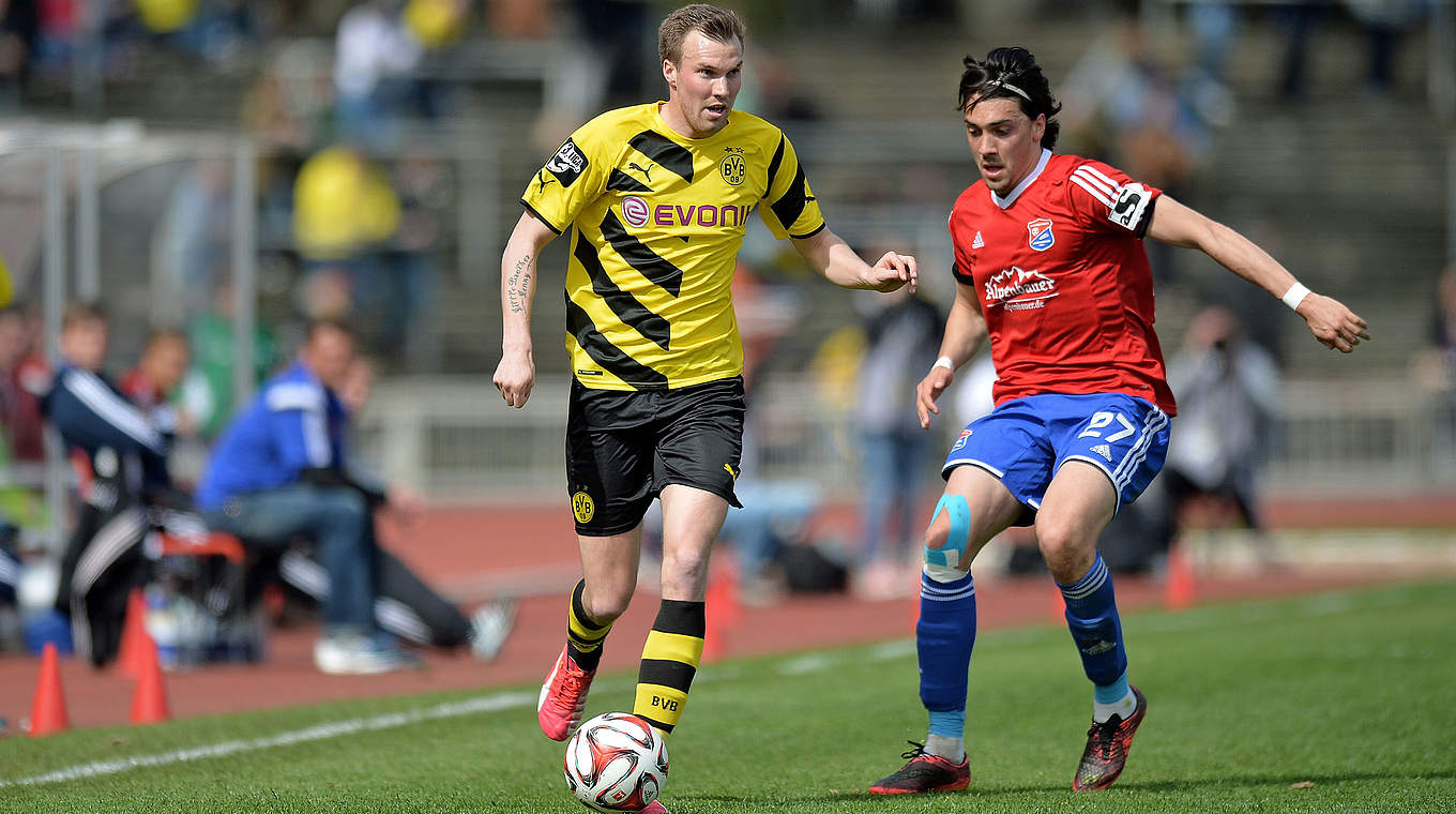 Gegen Unterhaching in der 3. Liga im Einsatz: Weltmeister Kevin Großkreutz © 2015 Getty Images