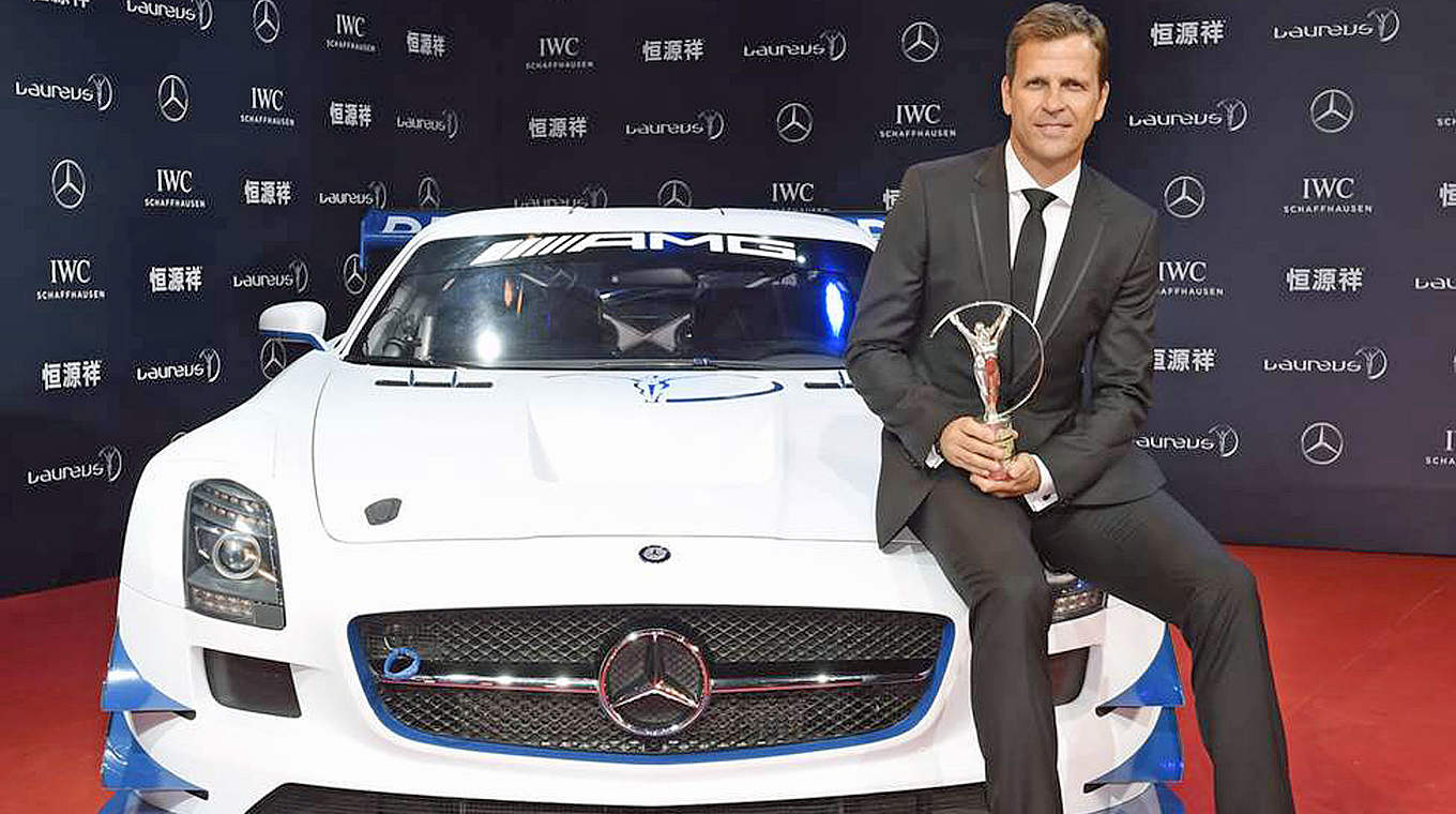 Bierhoff: "The international award shows that we are good ambassadors for Germany" © GES/Markus Gilliar