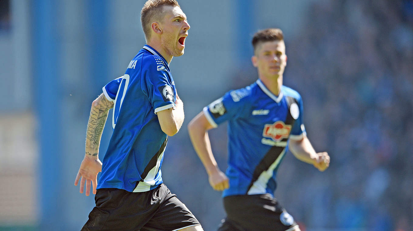 Die Wende geschafft: Arminia Bielefeld © 2015 Getty Images