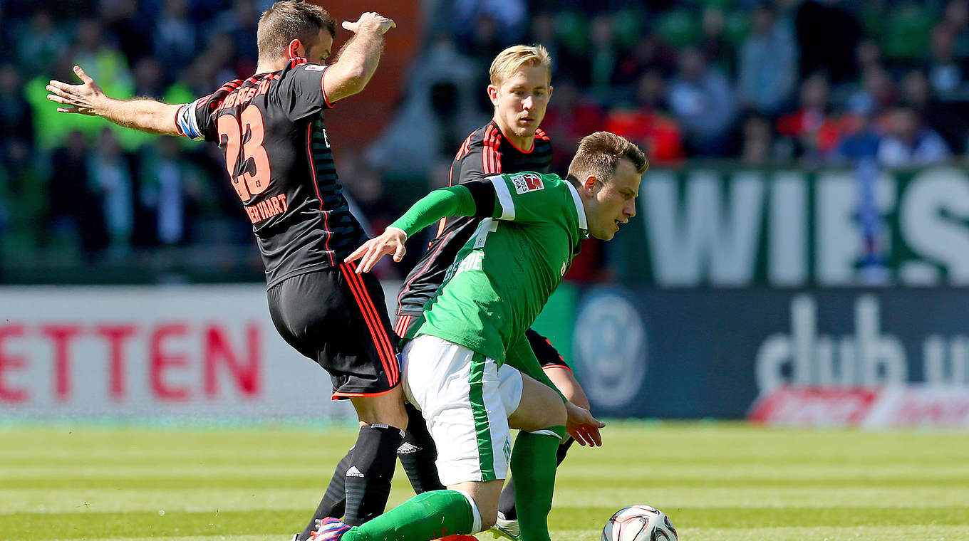 Bremen have now won 500 Bundesliga home games © 2015 Getty Images