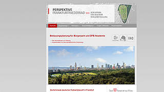 Alle Infos gebündelt: Auf der neuen Webseite der Stadt Frankfurt © www.perspektive-niederrad.de