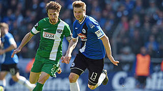 Perfektes Comeback bei der Arminia: Julian Börner (r.) © 2015 Getty Images