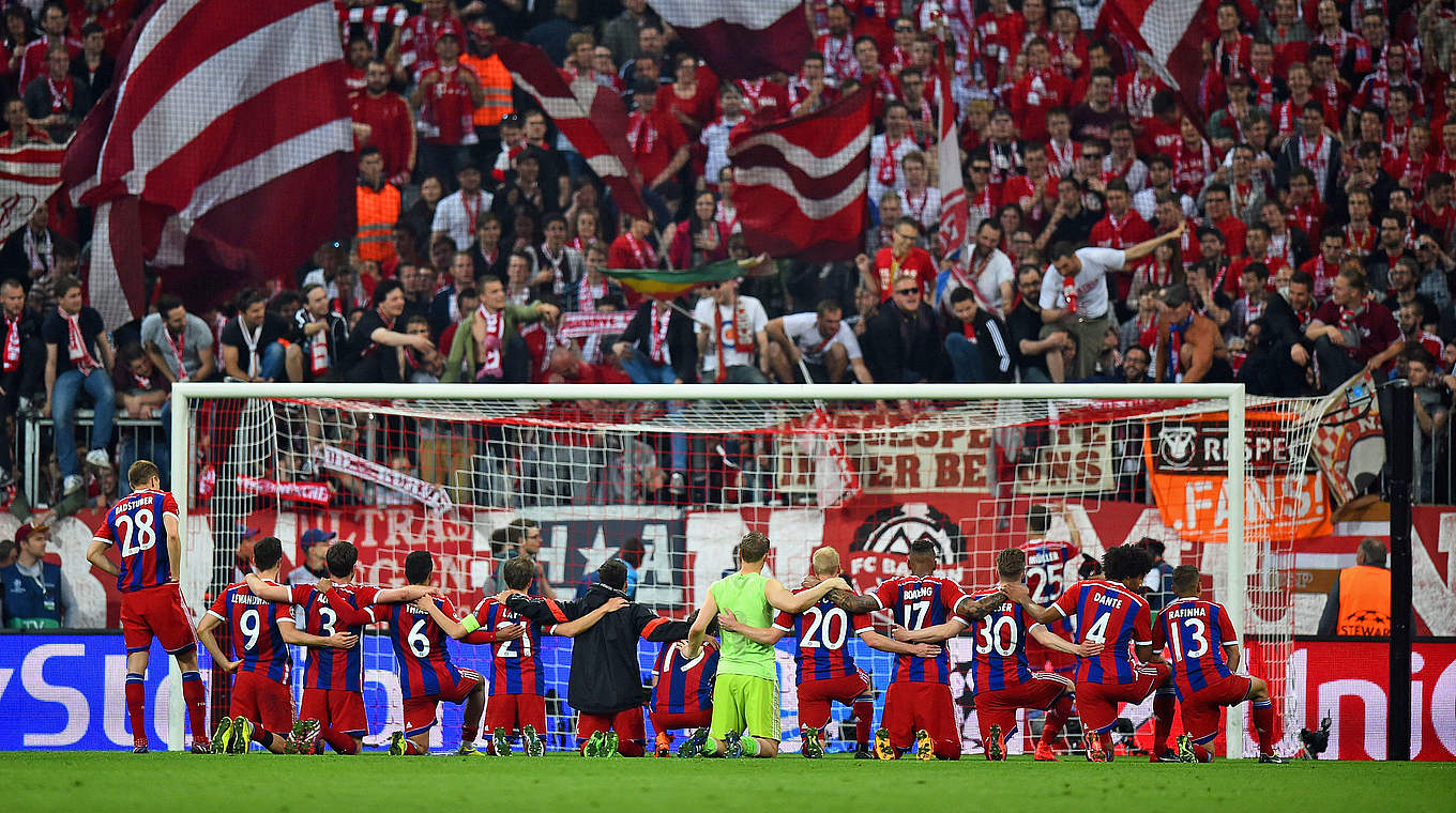 Vierter Halbfinaleinzug in Folge: Der FC Bayern in der Champions League © 2015 Getty Images