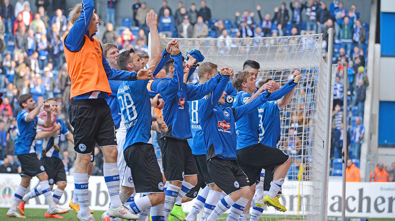 Bielefeld are looking to reach the final © 2015 Getty Images