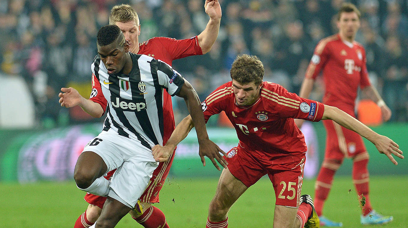 Müller and Bayern beat Juventus 2-0 twice on their way to the title in 2013 © 2013 AFP
