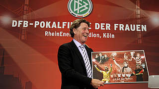 Botschafter für das DFB-Pokalfinale der Frauen in Köln: Harald 