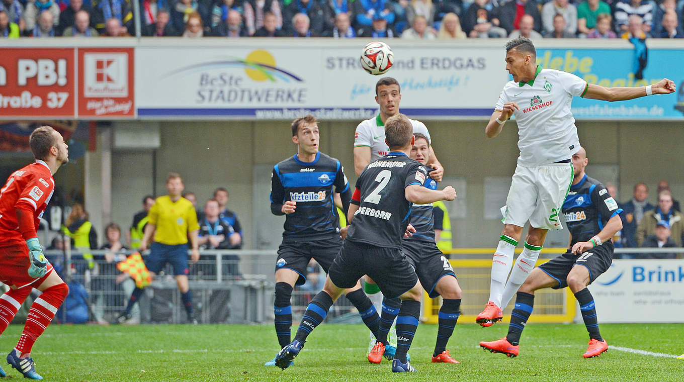 Davie Selke was amongst the scorers for Bremen © 2015 Getty Images