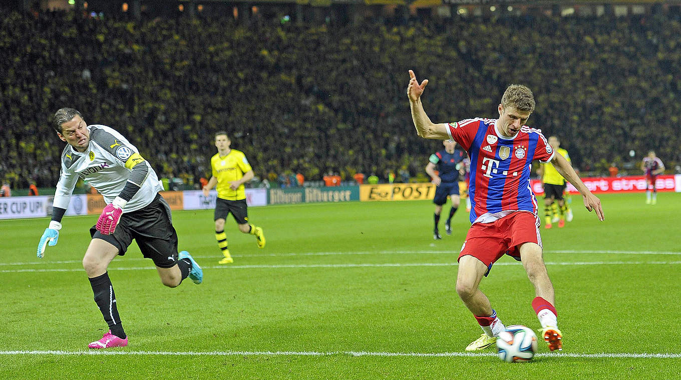Müller scores the decisive goal in the 2014 final  © imago/MIS