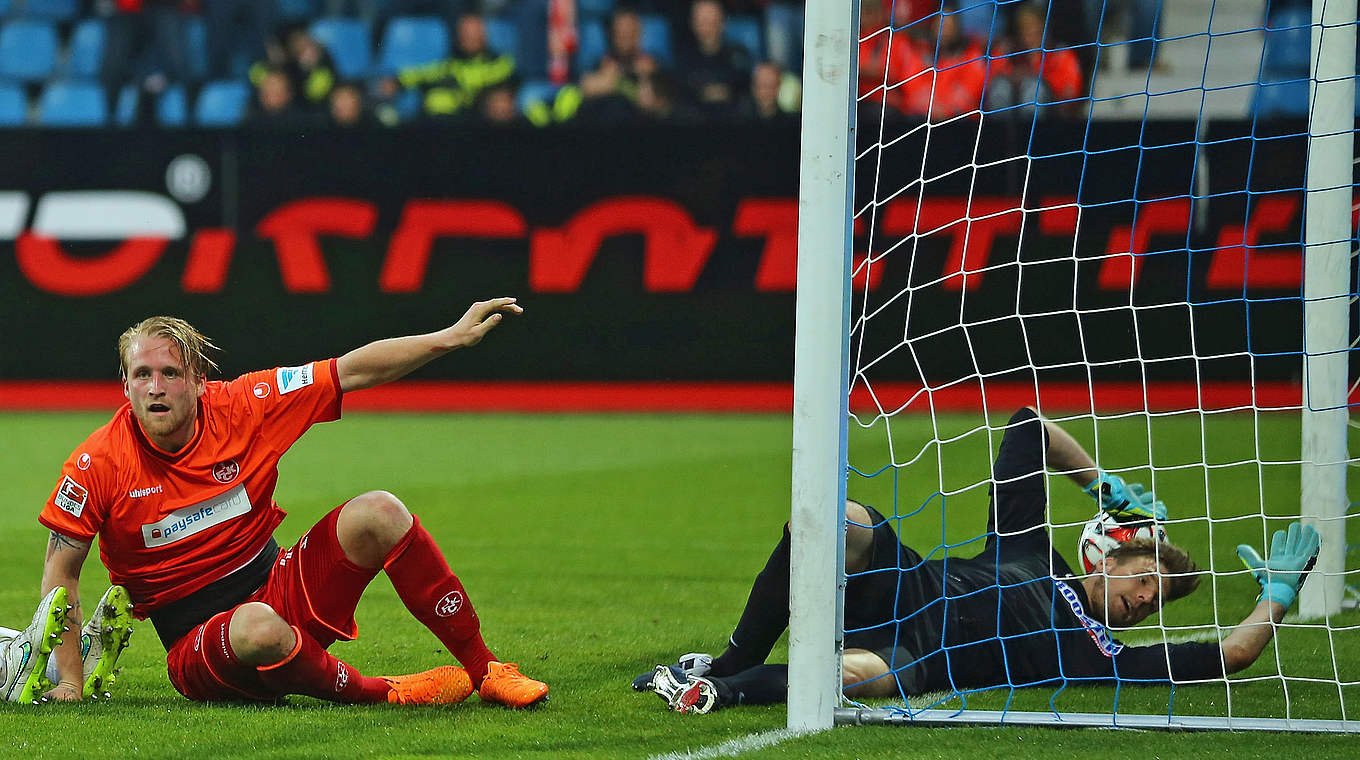 Sechster Saisontreffer gegen Bochum: Philipp Hofmann köpft zum Sieg ein © 2015 Getty Images