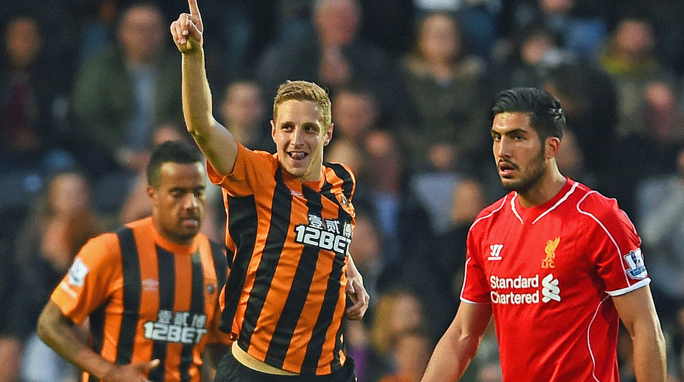 Niederlage mit Liverpool in Hull: Emre Can (r.) © 2015 Getty Images