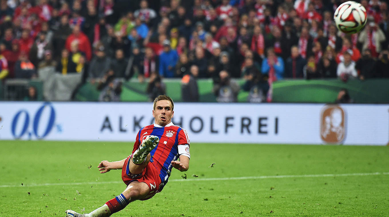 Pech beim Elfmeterschießen: Philipp Lahm © 2015 Getty Images