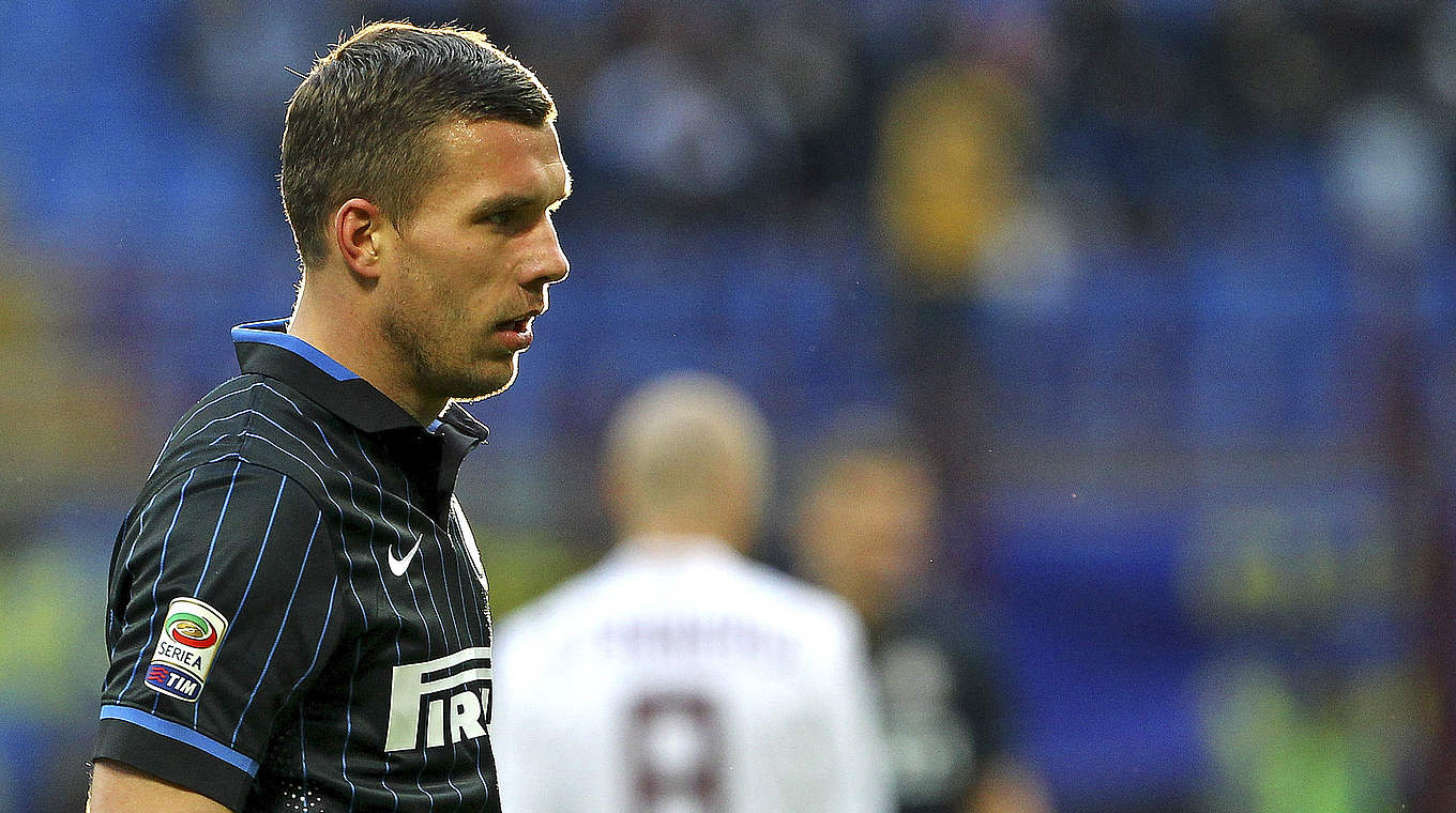 Podolski: "Ich hoffe auf eine gute Saison bei Inter Mailand" © 2015 Getty Images