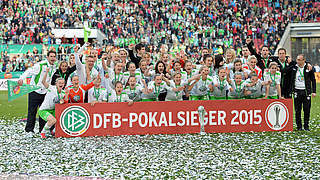 DFB-Pokalsieger 2014/2015: der VfL Wolfsburg © Jan Kuppert