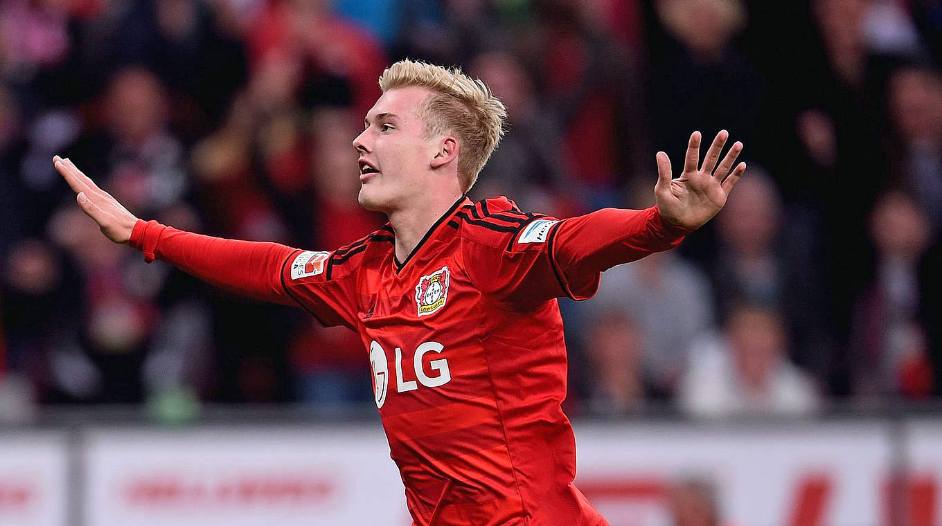 Julian Brandt scored on his 19th birthday © 2015 Getty Images