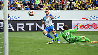 Volland gave Hoffenheim the lead against Dortmund  © 2015 Getty Images