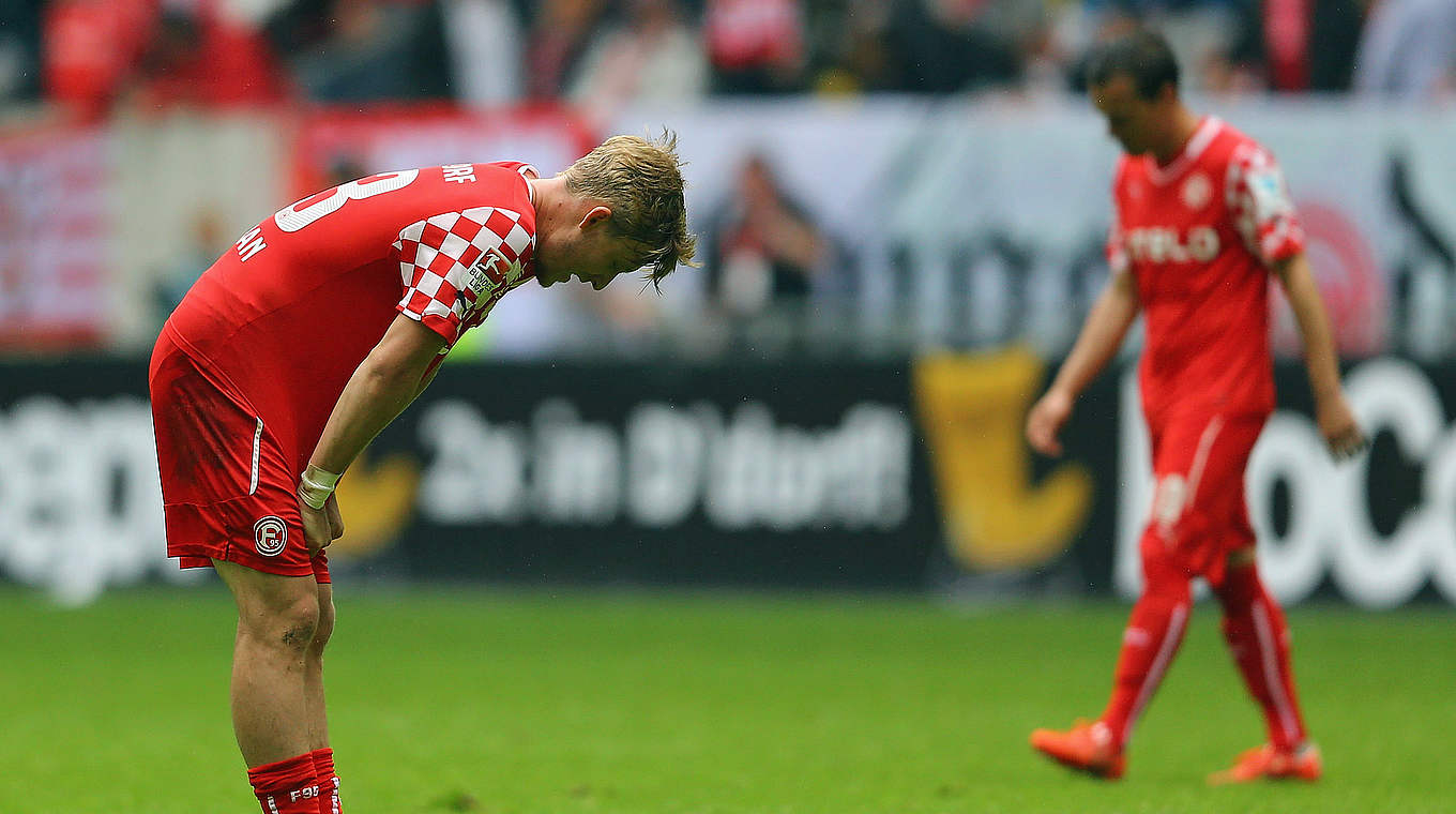 Fortuna Düsseldorf's season goes from bad to worse © 2015 Getty Images