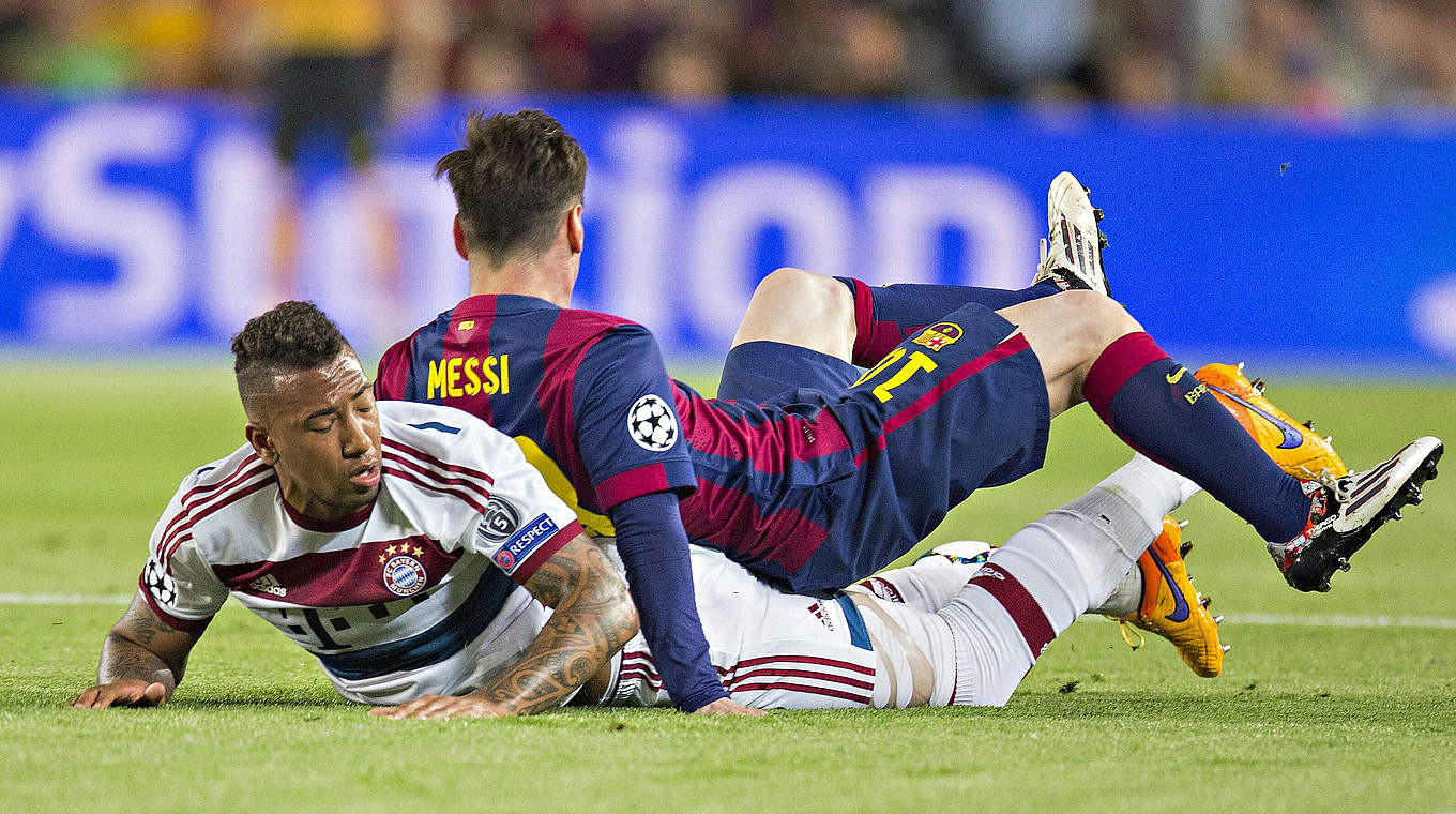 Boateng against Messi: "It’s a great shame that we fell apart at the end" © imago/Moritz Müller
