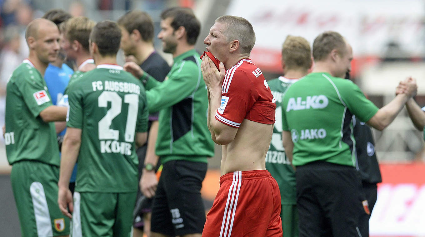 Bayern suffer shock defeat to Augsburg in 2014 © 2014 AFP