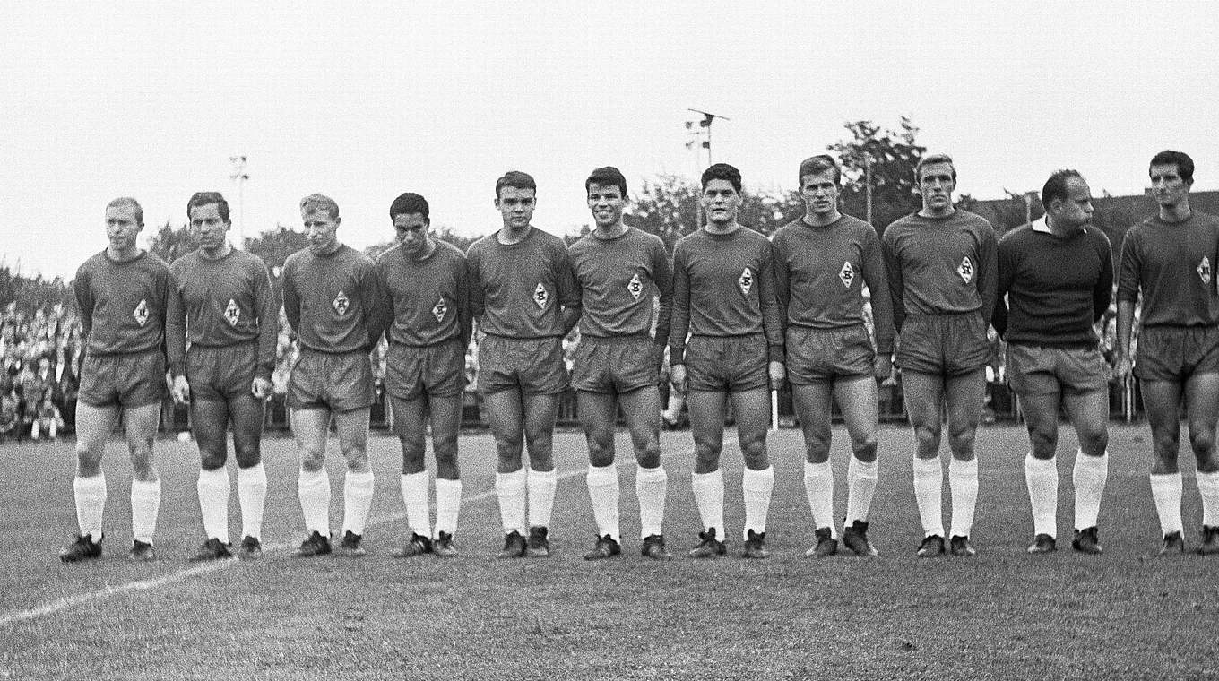 Bundesligapremiere 1965: Borussia Mönchengladbach, die spätere "Fohlenelf" © imago