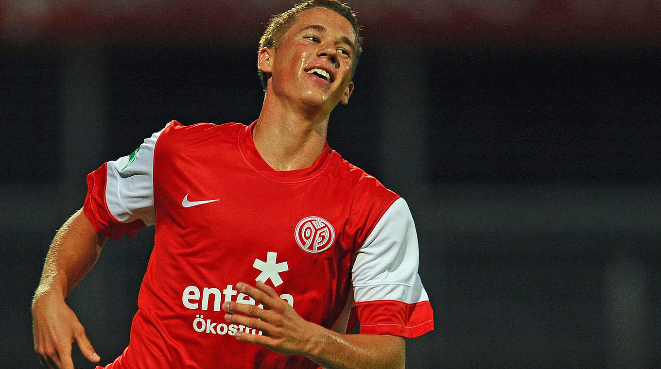 Seine ersten Profispiele: Durm für den 1. FSV Mainz 05 II © 2011 Getty Images