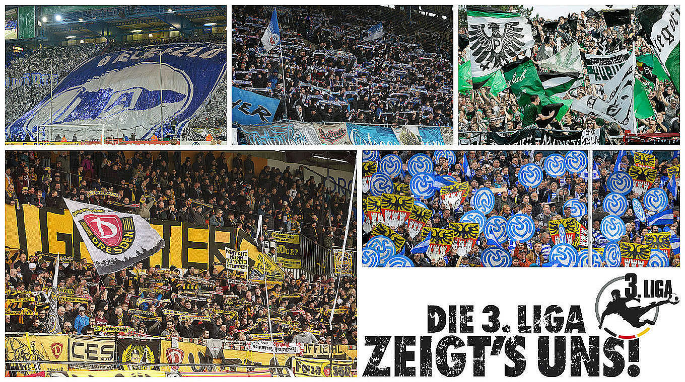Begeisternde Saison: Die 3. Liga freut sich über einen neuen Zuschauerrekord. © DFB/Imago