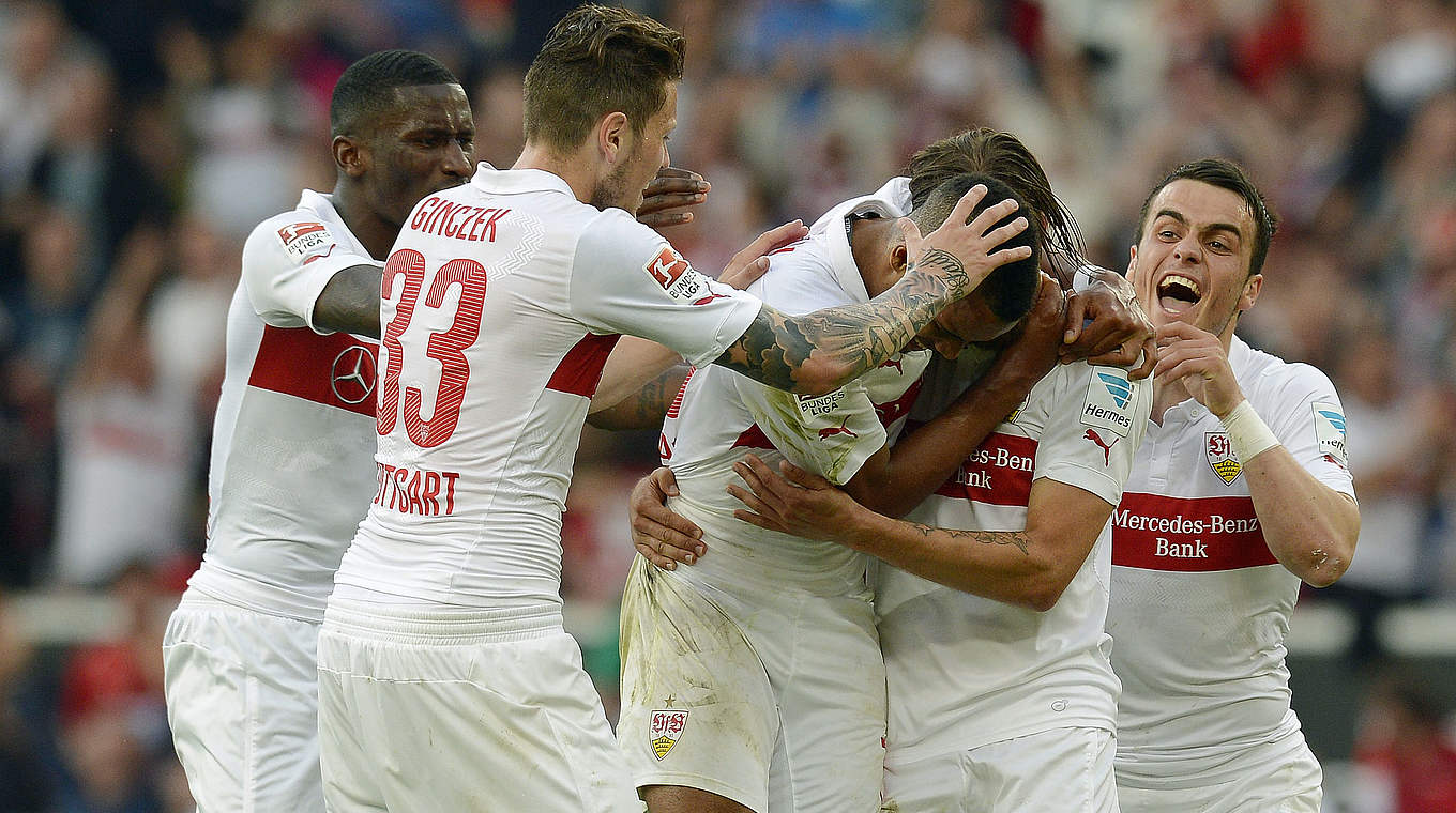 Stuttgart came out on top against Mainz © 2015 Getty Images