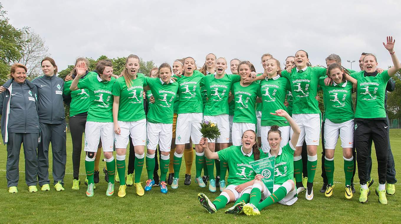 Meister Nord/Nordost: Werder Bremen © sportfoto-gloth.de