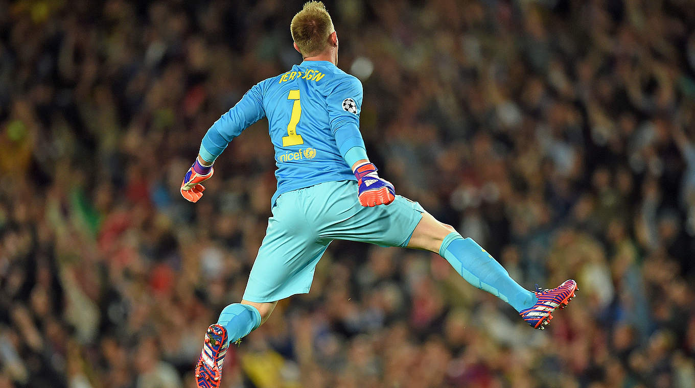 Ter Stegen and FC Barcelona are a step away from the Champions League final  © 2015 Getty Images