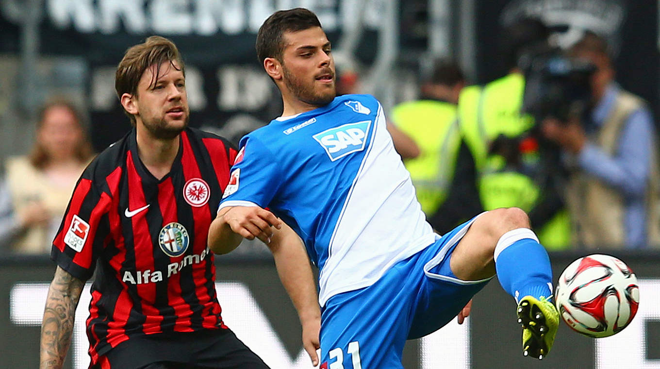 Kevin Volland's wonder goal couldn't stop TSG from losing to Frankfurt © 2015 Getty Images