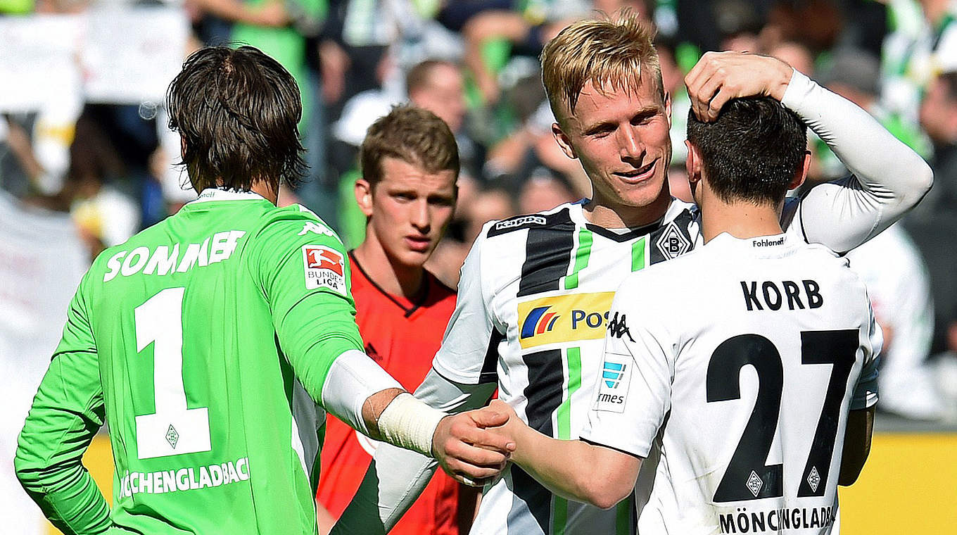 Julian Korb is on course for the Champions League with Gladbach © AFP/Getty Images