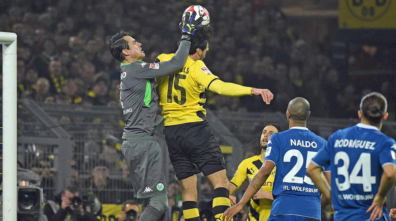Benaglio had a lot to do in the Bundesliga match against BVB  © imago/Team 2