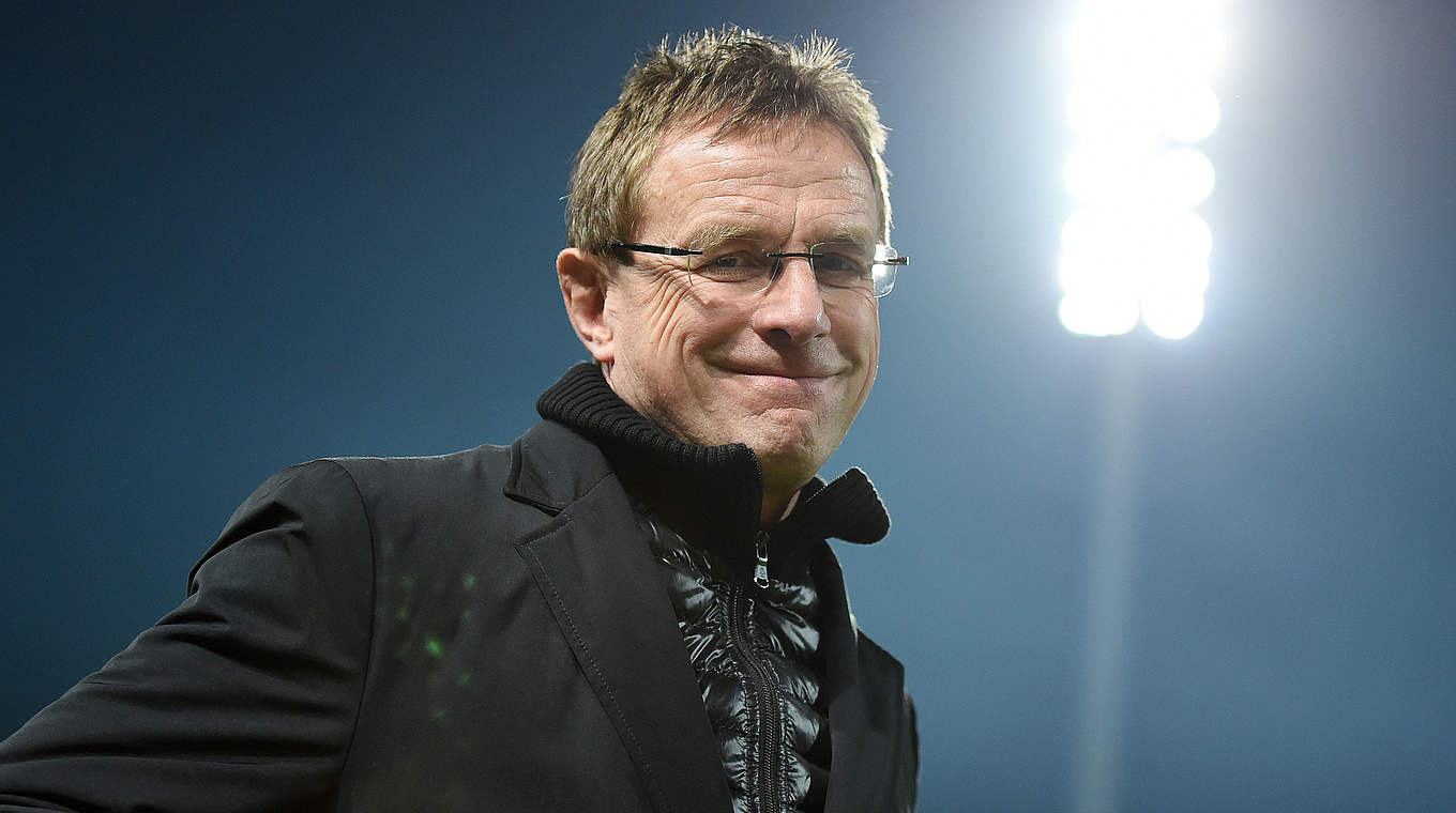 Vertrag verlängert: Leipzigs Trainer Ralf Rangnick © 2015 Getty Images