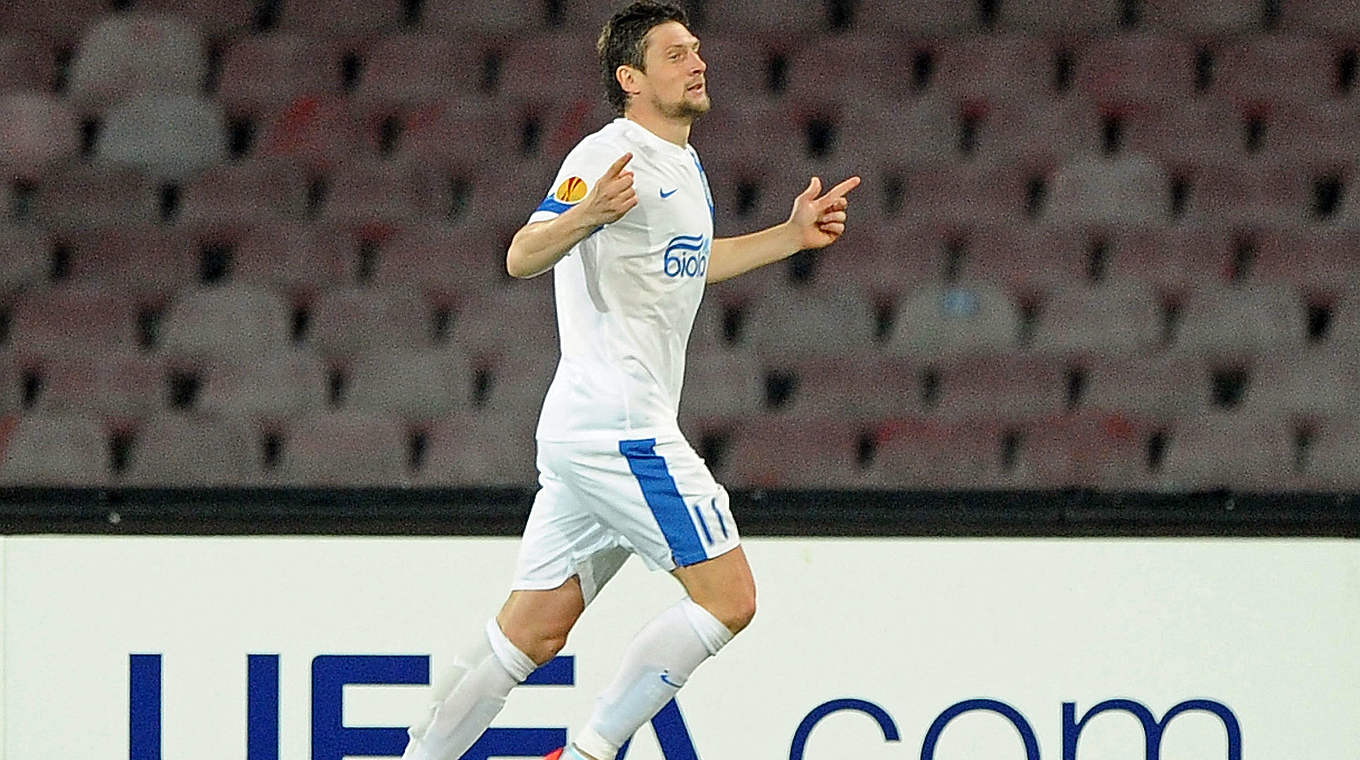 Matchwinner für Dnipropetrovsk: Torschütze Evgen Seleznev © 2015 Getty Images