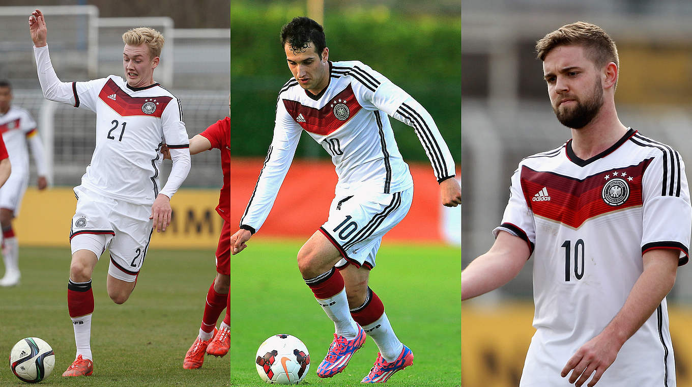 Players with Bundesliga experience: Brandt, Öztunali and Stendera © 