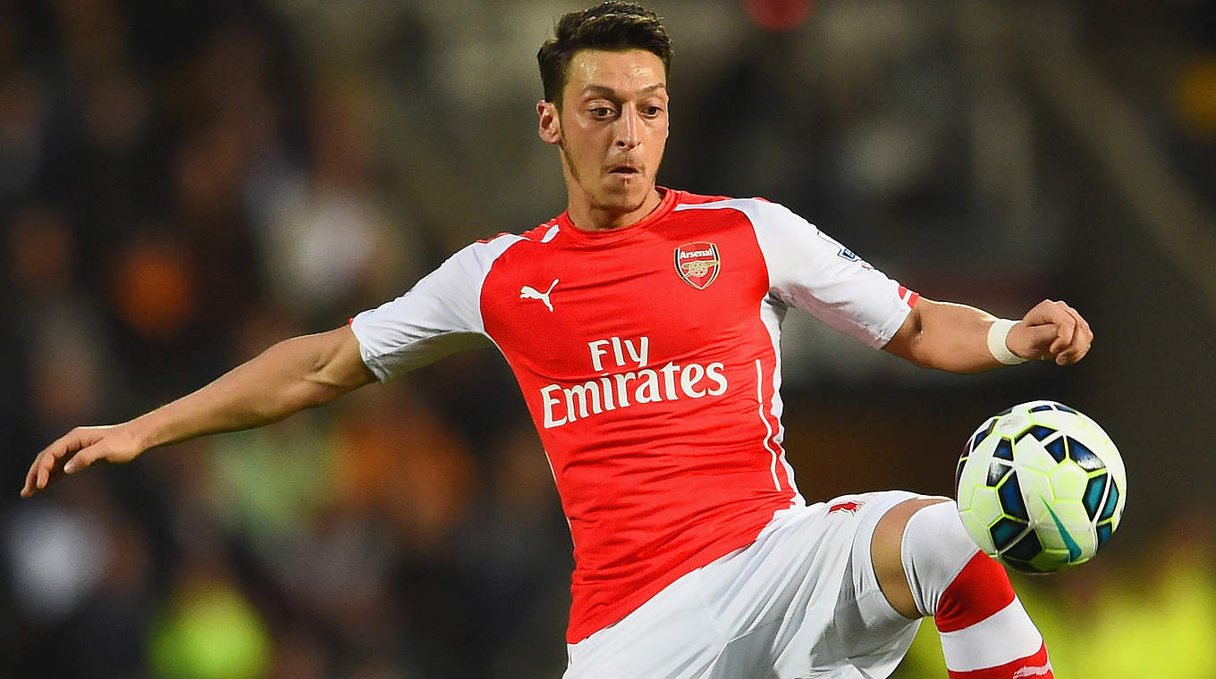 Mesut Özil is enjoying a good run of form and fitness for Arsenal © 2015 Getty Images