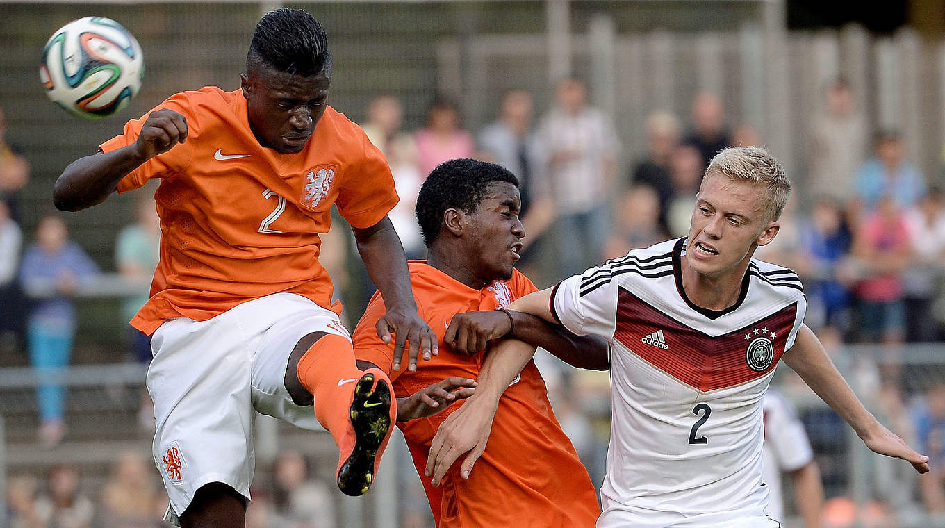 VfB Stuttgart's Timo Baumgartl has made five appearances for the U19s © 2014 Getty Images