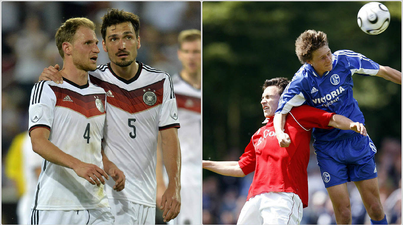 Benedikt Höwedes and Mats Hummels played alongside each other at the World Cup © Imago