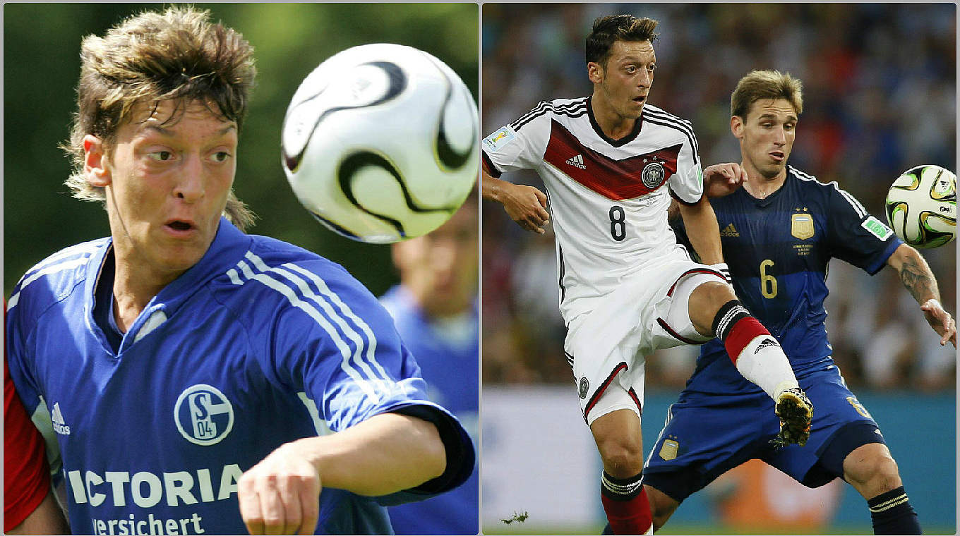 Mesut Özil: Mit Schalke A-Junioren-Meister, mit der Nationalmannschaft Weltmeister © Imago