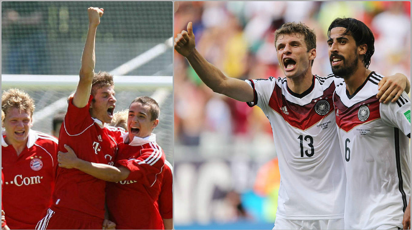 Thomas Müller lost in the under-19s final but was victorious in the World Cup final © Imago