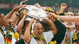 Dede and BVB won the title back in 2002 © Bongarts
