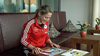 The Germany international looks back on her career and childhood. © DFB