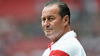 Huub Stevens and VfB Stuttgart will go their separate ways © 2015 Getty Images